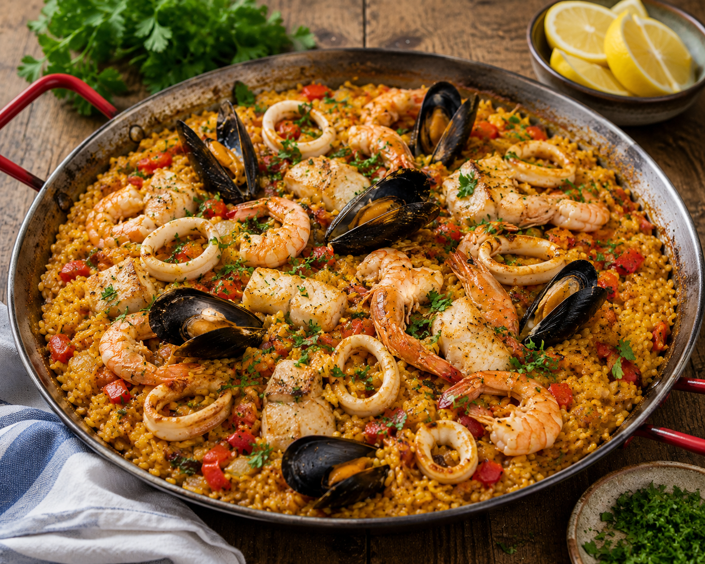 CLASSIC SEAFOOD PAELLA