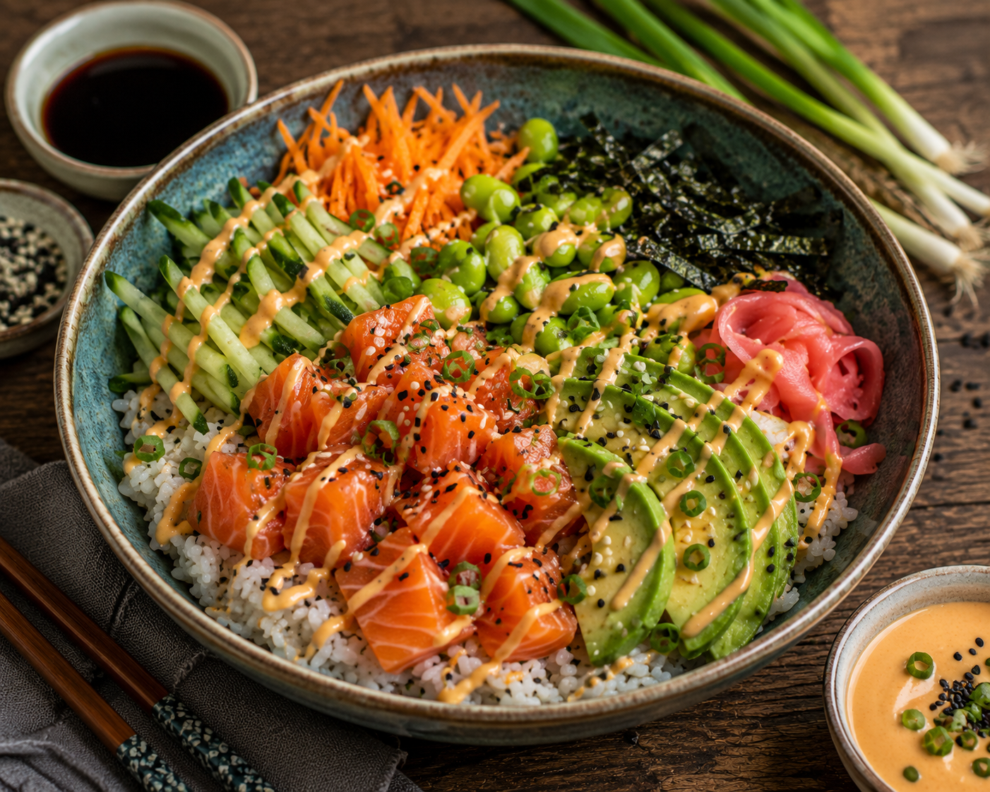 SALMON SUSHI BOWL